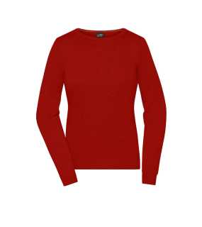 Dámský svetr (JN Ladies' Round-Neck Pullover) > červená > M