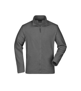 Pánská fleece bunda (J&N MEN'S BASIC FLEECE JACKET)>šedá (carbon)>XL