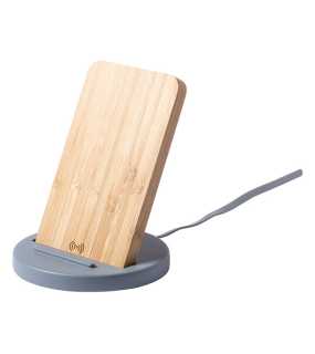 Stojan na mobil s bezdrátovou nabíječkou > šedá