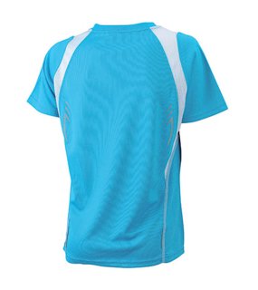 Dámské tričko (JN Ladies' Running-T)>tyrkysová / bílá>M