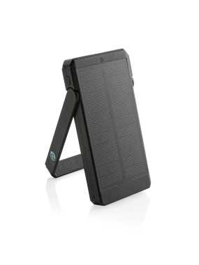 Solární powerbanka Skywave 10 000 mAh z RCS recykl. plastu > černá