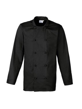 Pánské triko (PREMIER 'CUISINE' LONG SLEEVE CHEF'S JACKET)>černá>L