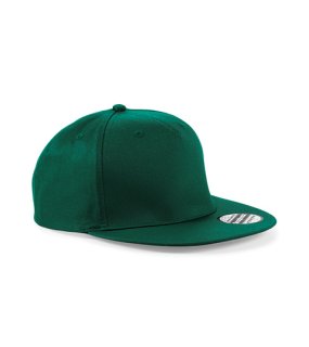 5 panelová unisex kšiltovka (Beechfield 5 Panel Snapback Rapper Cap) > zelená (bottle)