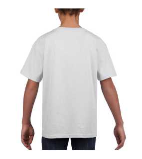Dětské tričko(GILDAN SOFTSTYLE YOUTH RING SPUN T-SHIRT)>bílá>L