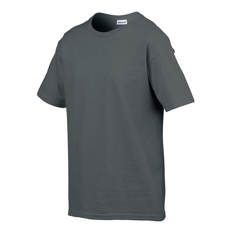 Dětské tričko(GILDAN SOFTSTYLE YOUTH RING SPUN T-SHIRT)>šedá (charcoal)>XL