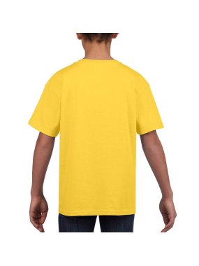 Dětské tričko(GILDAN SOFTSTYLE YOUTH RING SPUN T-SHIRT)>žlutá (daisy)>S