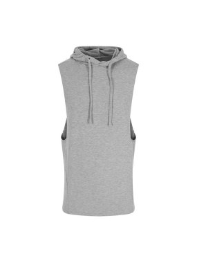 Pánská mikina (Just Cool URBAN SLEEVEESS MUSCLE HOODIE) > šedá (sports) > S