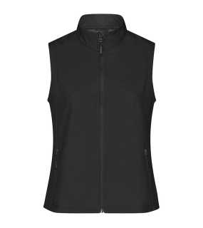 Dámská vesta (JN Ladies Promo Softshell Vest)>černá / černá>M
