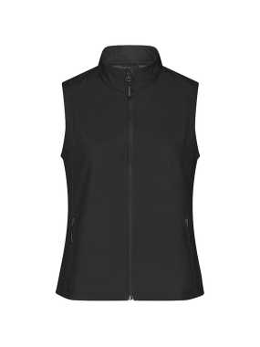 Dámská vesta (JN Ladies Promo Softshell Vest)>černá / černá>M