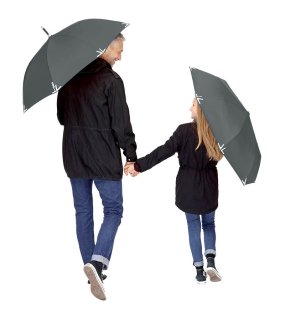 Deštník (FARE AC regular umbrella Safebrella® LED) > šedá