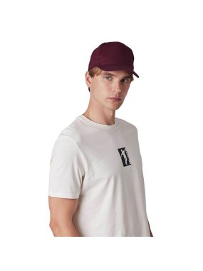 5 panelová kšiltovka (KUP COTTON CAP - 5 PANELS)>červená