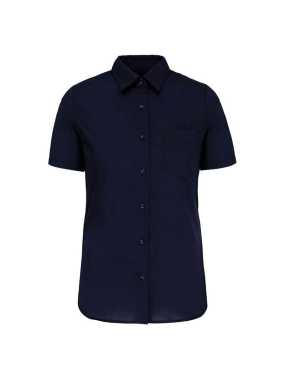 Dámská košile(KARIBAN LADIES SHORT SLEEVE SHIRT)>modrá (navy)>S