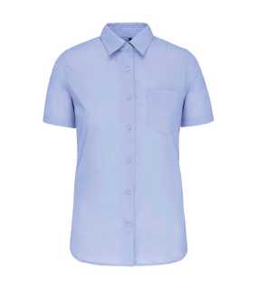 Dámská košile(KARIBAN LADIES SHORT SLEEVE SHIRT)>modrá (bright sky)>L