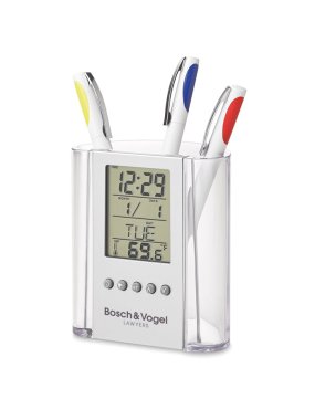 Stojan na pera> průsvitná