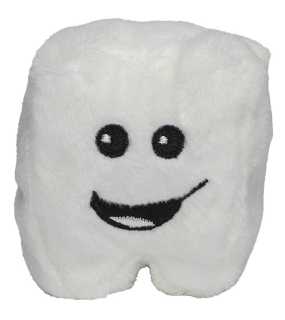 Plyšová hračka (MBW Tooth) > bílá
