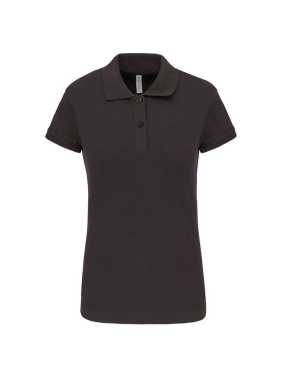Dámská polokošile(KARIBAN LADIES SHORT SLEEVE POLO SHIRT)>šedá (dark)>XS