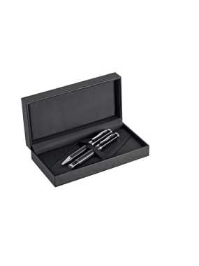 Sada kuličkové pero a roller > černá