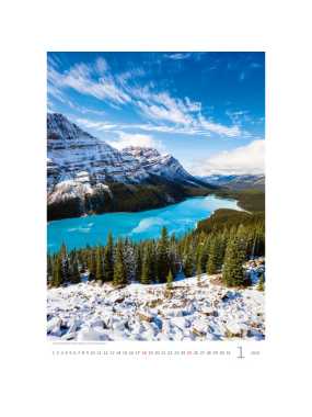 Nástěnný kalendář (Nature Emotions 2026) - 31,5 x 52 cm