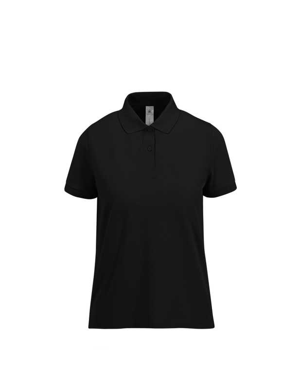 Dámska polokošile (B&C MY POLO 210 /WOMEN)> černá> XL