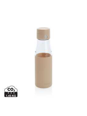 Skleněná láhev Ukiyo sledující pitný režim > hnědá