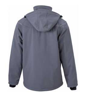 Pánská softshell bunda (JN Men s Winter Softshell Jacket)>šedá (carbon)>L