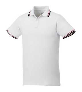 Pánská polokošile (Elevate Fairfield) > bílá / modrá (navy) / červená > L