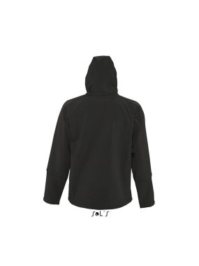 Pánská bunda (Sols REPLAY MENS HOODED SOFTSHELL)>černá>L