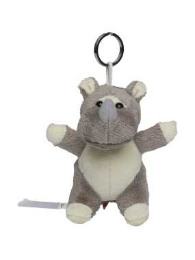 Klíčenka (MBW Plush rhino with keychain) > šedá