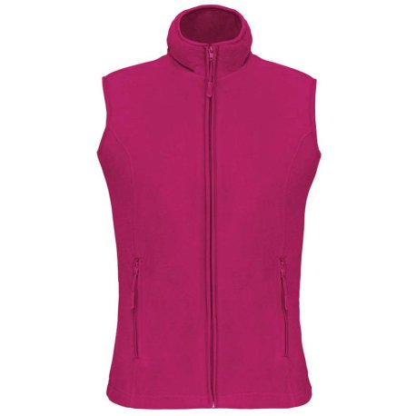Dámská fleece vesta (KARIBAN MELODIE-LADIES MICRO FLEECE GILET)>růžová (fuchsia)>2XL