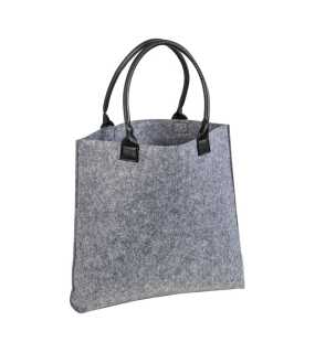 Plstěná nákupní taška > šedá