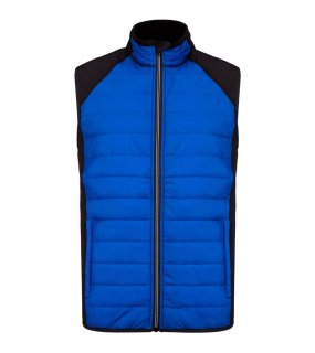 Pánská vesta (PROACT "DUAL-FABRIC SLEEVELESS SPORTS JACKET")>modrá (dark royal) / černá>XL