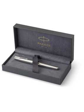 Roller pero (Parker Sonnet) > stříbrná (stainless) (černý inkoust)