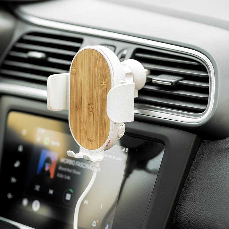 Držák mobilního telefonu s nabíječkou > bílá