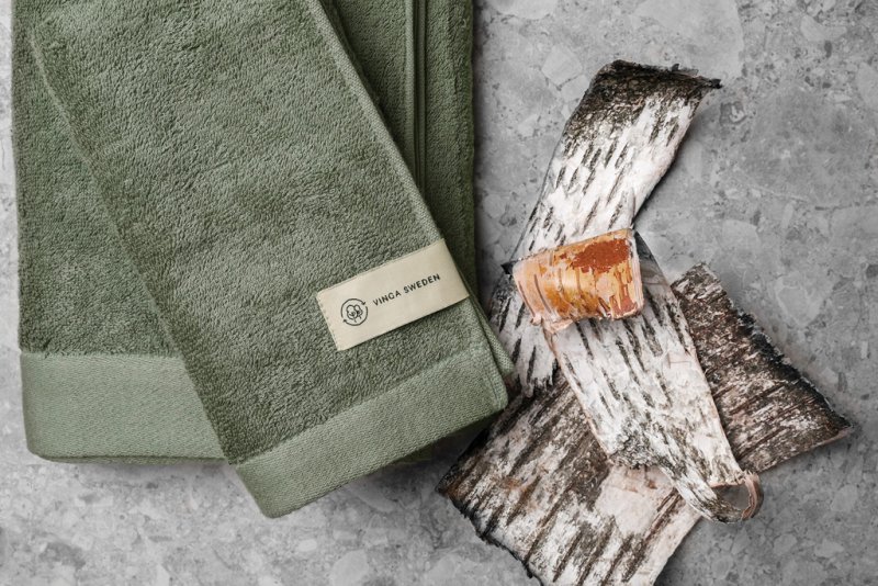 Ručníky VINGA Birch 40x70 > zelená