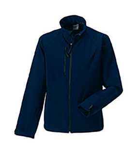 Pánská softshell bunda (Soft Shell RUSSELL)>modrá (frenchnavy)>L