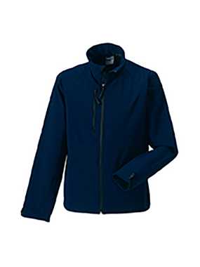 Pánská softshell bunda (Soft Shell RUSSELL)>modrá (frenchnavy)>S