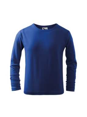 Dětské tričko (MALFINI Long Sleeve 160)> modrá (královská)> 4r