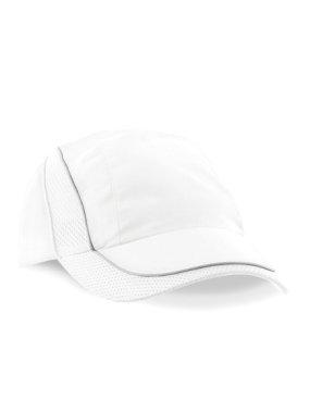 Unisex kšiltovka (Beechfield Coolmax Flow Mesh Cap) > bílá