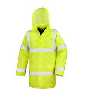 Unisex bunda (RESULT CORE EN471 MOTORWAY COAT)>žlutá>L