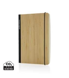 Zápisník Scribe A5 s měkkým bambusovým obalem > černá