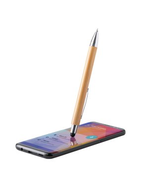 Bambusové kuličkové pero > černá