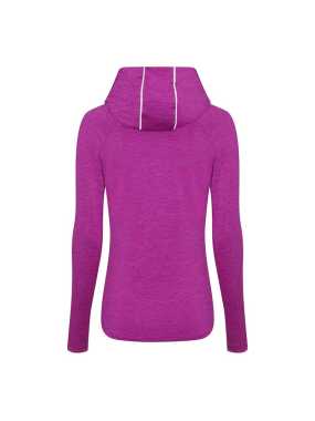 Dámská mikina (Just Cool WOMEN'S COOL COWL NECK TOP) > růžová (raspberry melange) > XL