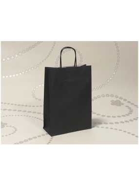 Papírová taška (STYLE LINE) > černá > 26x12x35 cm