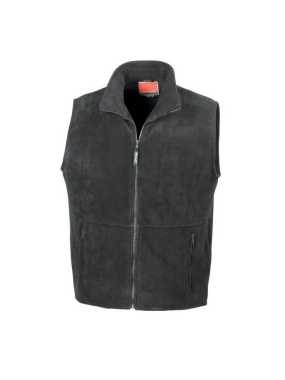Unisex vesta (RESULT ACTIVE FLEECE BODYWARMER)>černá>L