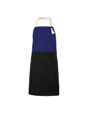 Zástěra (VELILLA TWO-TONE BIB APRON) > modrá (royal)