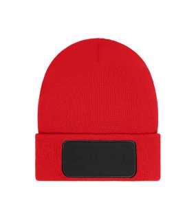 Zimní čepice (MB Beanie with Patch - Thinsulate) > červená