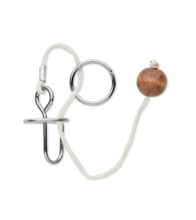 Sada 2 kovových hlavolamů > stříbrná