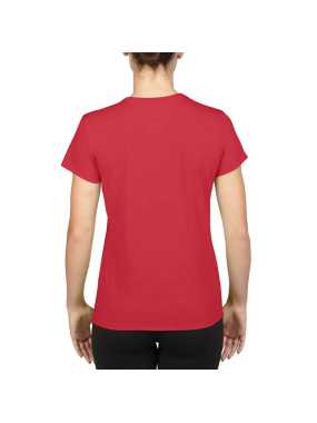 Dámské tričko(GILDAN ADULT WOMENS PERFORMACE T-SHIRT)>červená>S