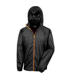Unisex bunda (RESULT URBAN HDI QUEST LIGHTWEIGHT JACKET)>černá / oranžová>L
