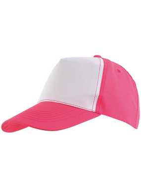 5 panelová kšiltovka> růžová